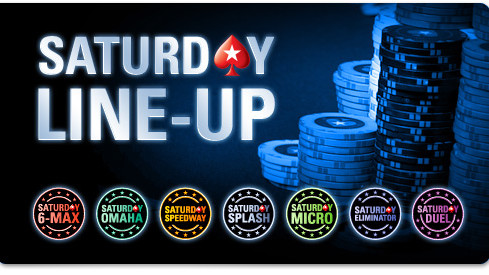 Saturday Line-Up: los nuevos torneos de los sábados en PokerStars Saturday Line-Up: los nuevos torneos de los sábados en PokerStars
