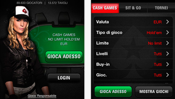 PokerStars.it lanza su aplicación para iPhone