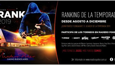 Actualización del Ranking Season Player de Madero 