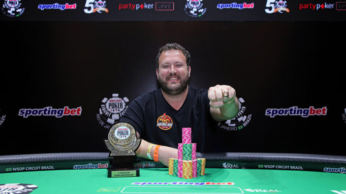 Rodrigo Semeghini se llevó el Super High Roller de la WSOP Brasil