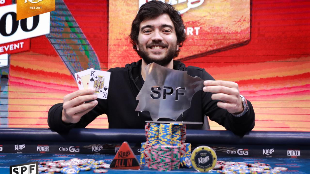 El trofeo del SPF Super High Roller vuela a Portugal de la mano de Daniel Da Silva Abreu