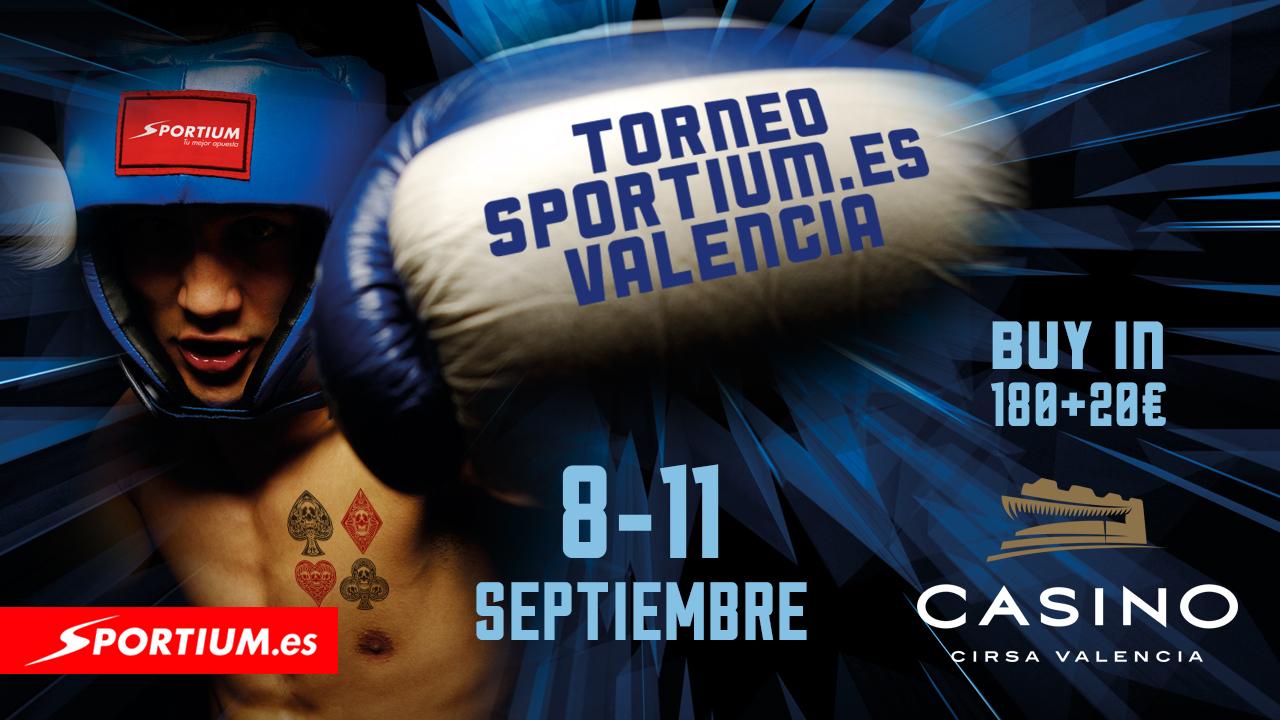 Torneo Sportium de septiembre, en Casino Cirsa  Valencia