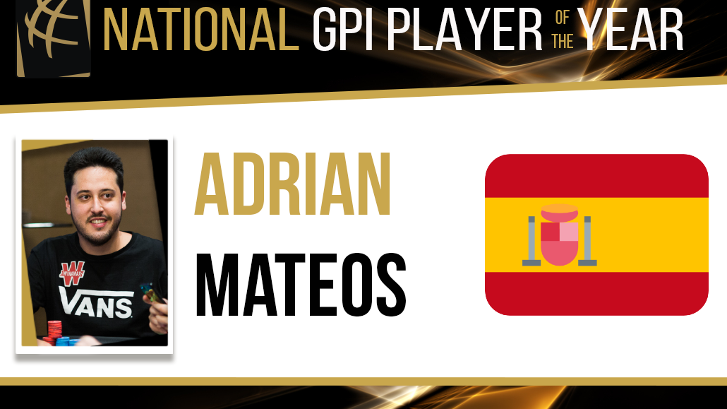 Adrián Mateos finaliza 2019 ganando el Player of the Year en España