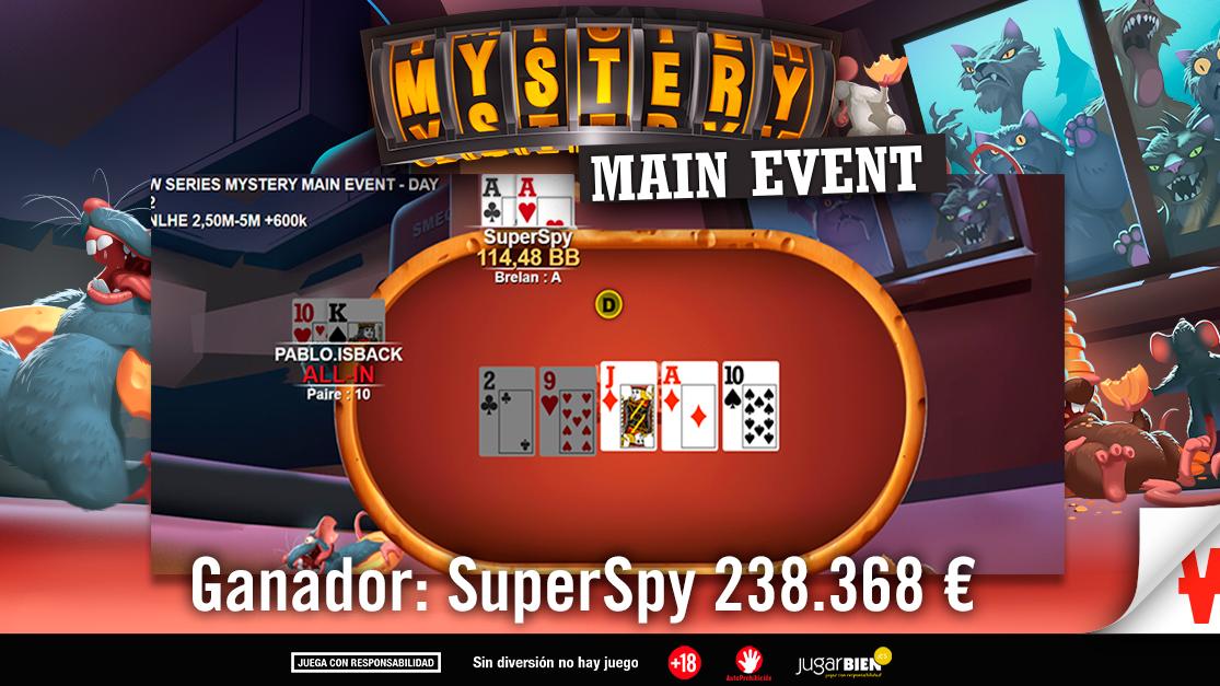 SuperSpy gana el Mystery Main Event de Winamax por 238.368 €