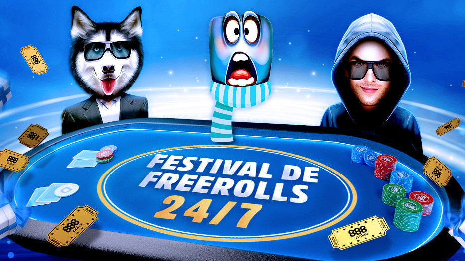 El Festival de Freerolls 24/7 reparte miles de premios entre sus jugadores