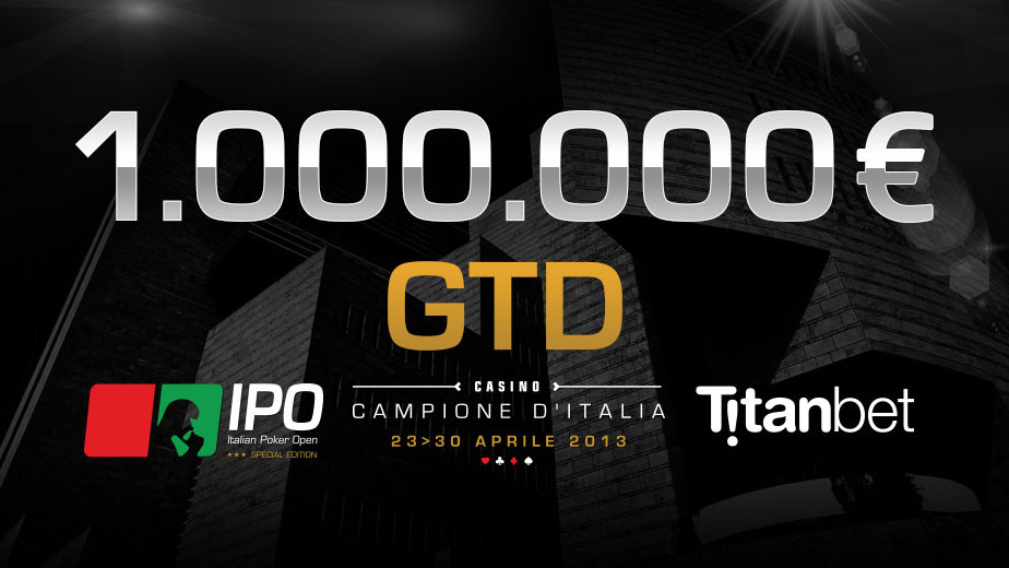 Consigue un paquete para el Italian Poker Open gracias a Titanbet.es