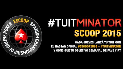 Últimas horas para participar en el #Tuitminator del ESCOOP Últimas horas para participar en el #Tuitminator del ESCOOP