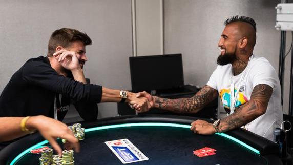 Con los futbolistas Gerard Piqué y Arturo Vidal en la mesa final, Juan Pardo se llevó el Single-Day High Roller del EPT