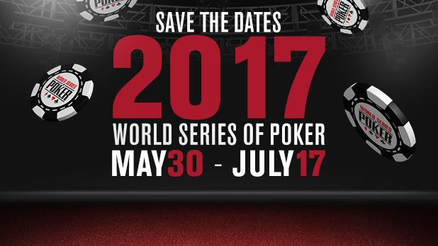 Las WSOP 2017 concentrará sus torneos más importantes en los fines de semana