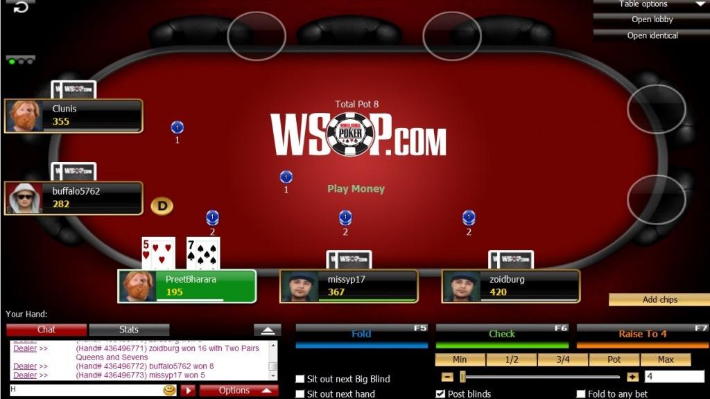 WSOP.com, segunda sala de poker online regulado en Nevada