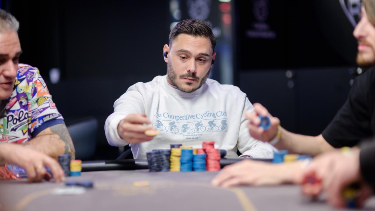 Iñaki López es el chipleader del día 1B del Sportium Poker Festival