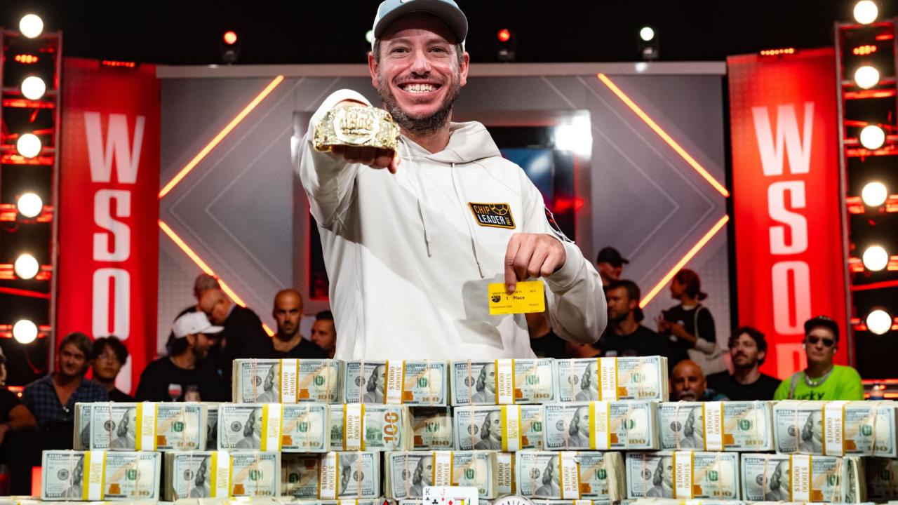 Daniel Weinman, ¡Campeón del Main Event WSOP 2023 con un premio de 12.100.000$!