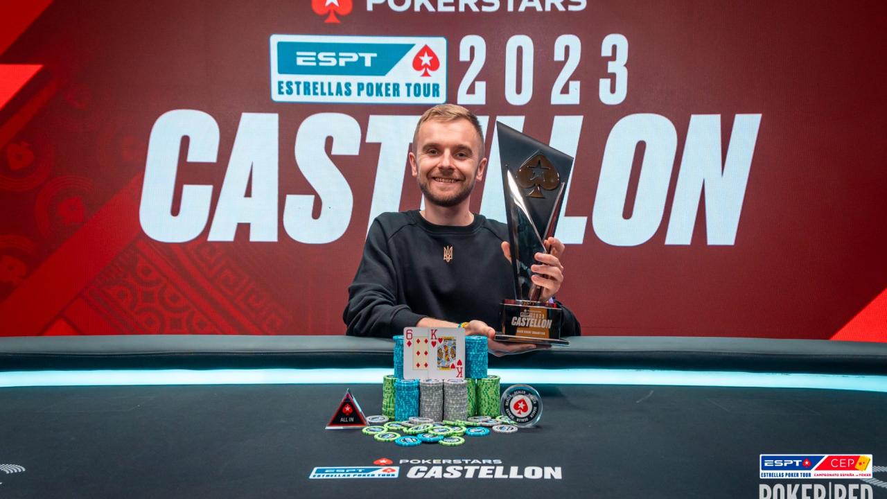 Ivan Kuziv campeón del Main Event del Estrellas Poker Tour Castellón 2023