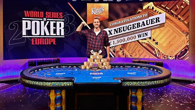 Max Neugebauer gana el WSOPE Main Event por 1.500.000 €