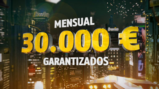 Hoy domingo: Mensual 30.000€ Garantizados en bwin.es 