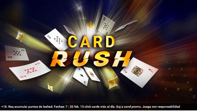 Consigue premios diarios en partypoker.es del 7 al 20 de febrero con Card Rush