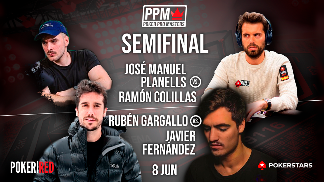 Las semifinales del Poker Pro Masters se juegan hoy al mejor de 7 HU