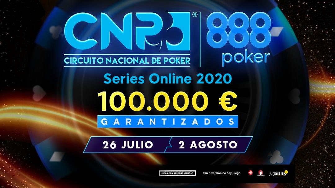 El Circuito Nacional de Poker se juega online en 888poker.es con 100.000€ GTD