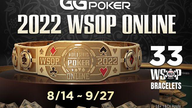 WSOP entregará 33 brazaletes en GGPoker y 33 más en WSOP.com