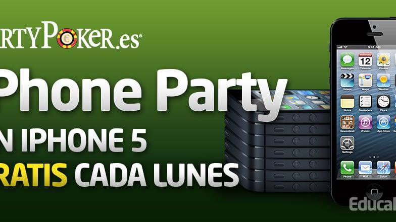 Hoy lunes, tercer freeroll de la iPhone Party en PartyPoker