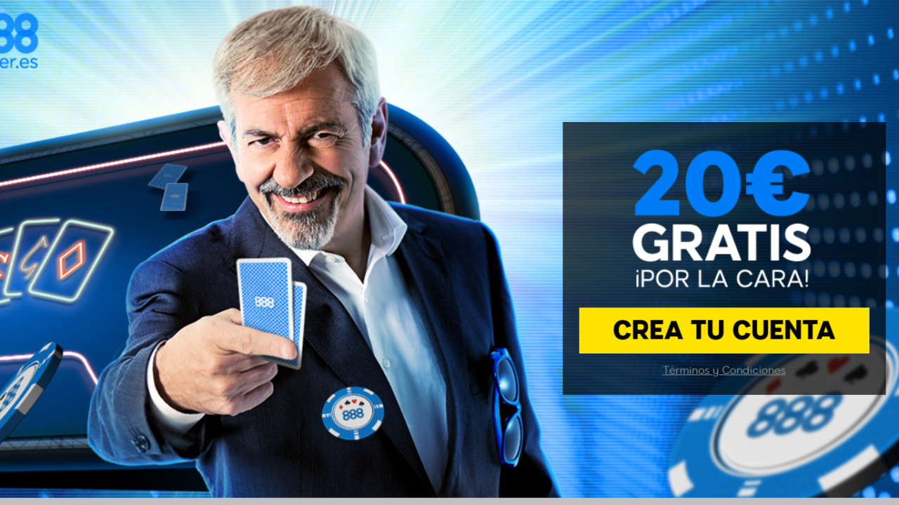 888poker.es da la bienvenida a sus nuevos jugadores con 20€ gratis 888poker.es da la bienvenida a sus nuevos jugadores con 20€ gratis