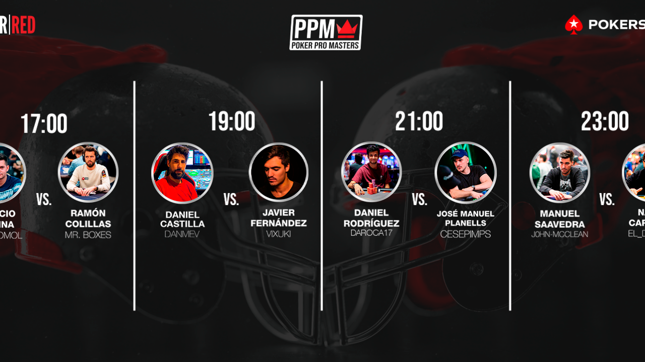 Los octavos de final del Poker Pro Masters concluyen esta tarde en Twitch