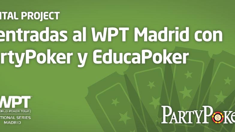5 entradas al WPT National Madrid con el Kapital Project de EducaPoker