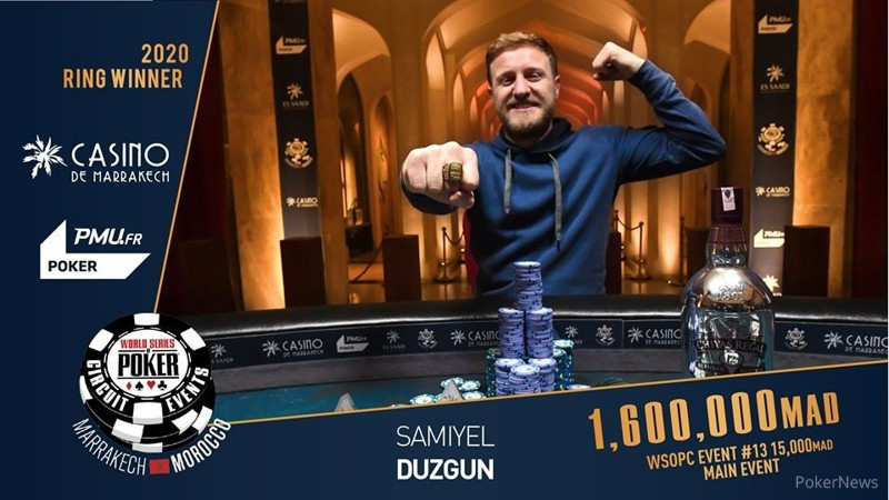 Samiyel Duzgun gana el Main Event y un premio de 150.400 € Samiyel Duzgun gana el Main Event y un premio de 150.400 €