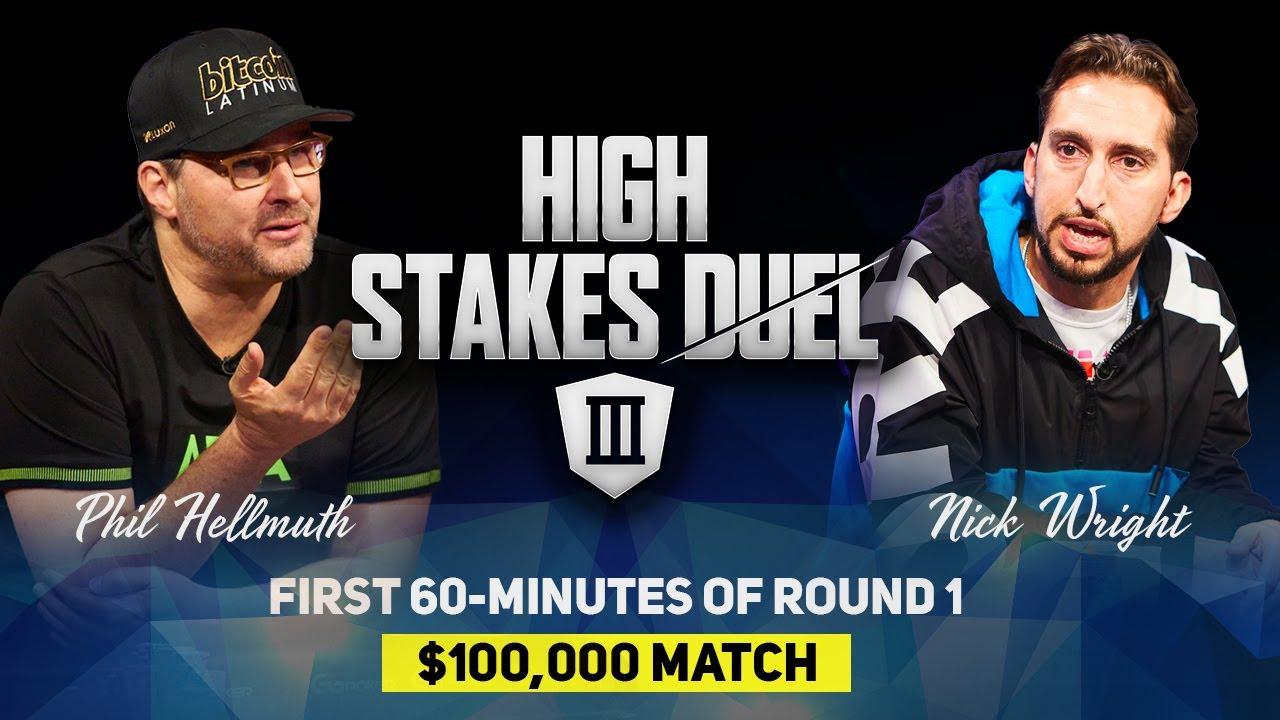 Phil Hellmuth se enfrenta a Nick Wright en una nueva batalla de High Stakes Duel