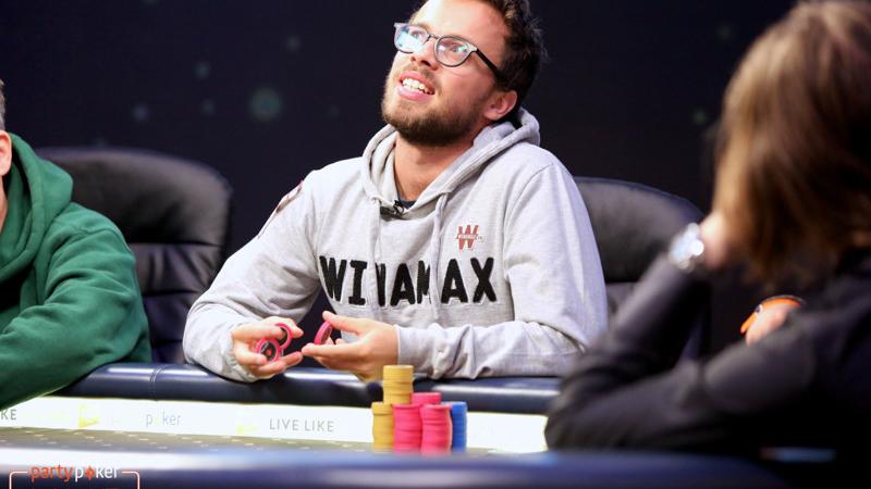 Romain Lewis en el Main Event 10k$ de la Caribbean Poker Party