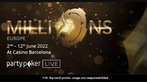 Consigue tu paquete al Main Event del MILLIONS Europe