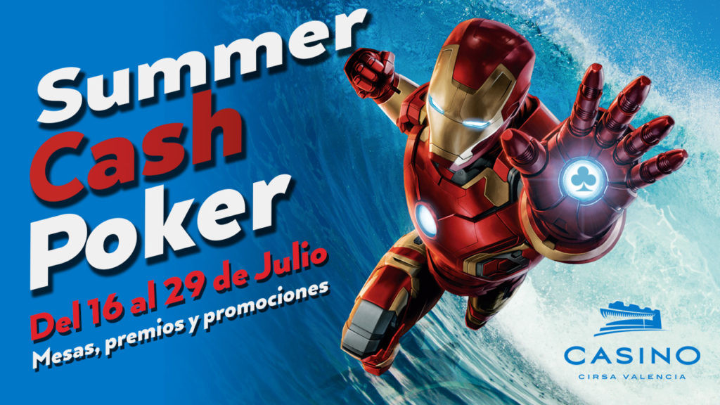 El mejor cash en vivo vuelve a Casino Cirsa Valencia con SummerCash 2018