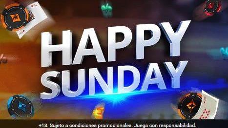 Celebra este domingo el Happy Sunday con torneos a mitad de precio y mismos garantizados