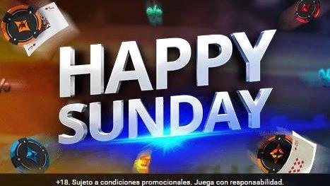 Celebra este domingo el Happy Sunday con torneos a mitad de precio y mismos garantizados Celebra este domingo el Happy Sunday con torneos a mitad de precio y mismos garantizados