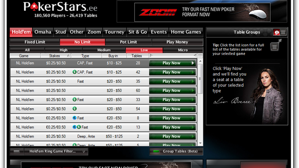 PokerStars testea el lobby de mesas agrupadas para combatir el bumhunting