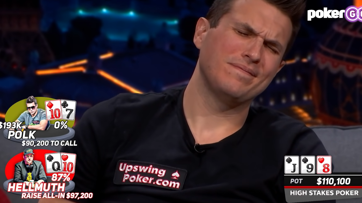 Doug Polk foldea second nuts en flop contra un push macabro de Phil Hellmuth