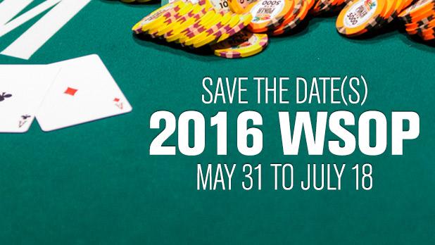 Las WSOP anuncian sus líneas maestras para 2016
