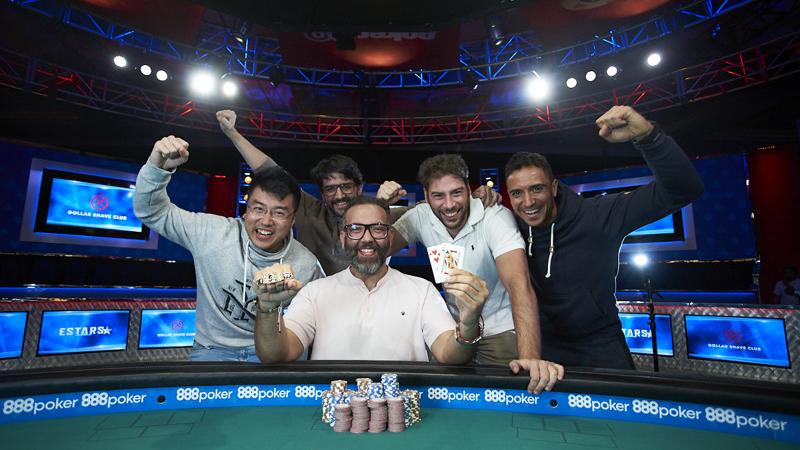Santiago Soriano abre la lata de los brazaletes ganando el $800 NLH Deepstack