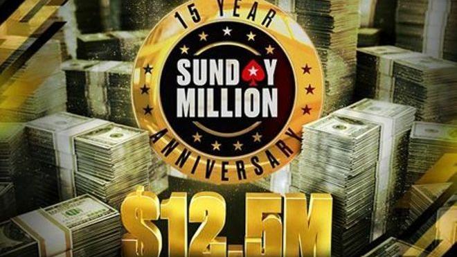 Repasamos la historia del Sunday Million en su decimoquinto aniversario