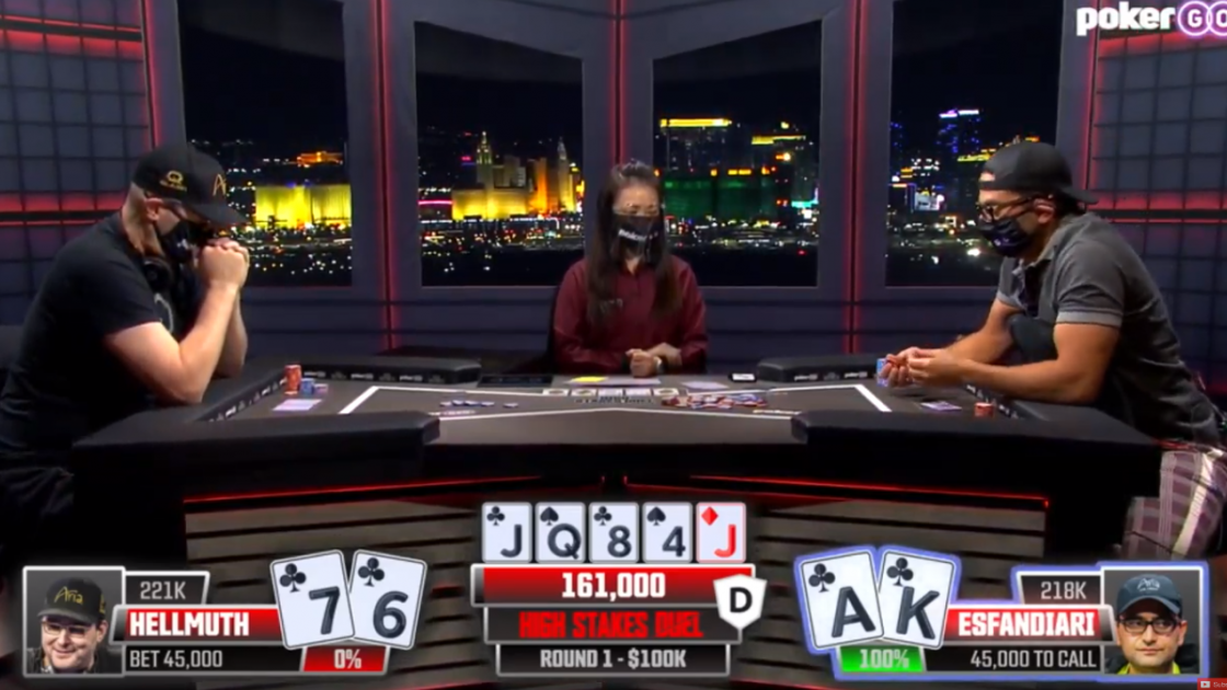 Phil Hellmuth derrota por tercera vez a Antonio Esfandiari Phil Hellmuth derrota por tercera vez a Antonio Esfandiari