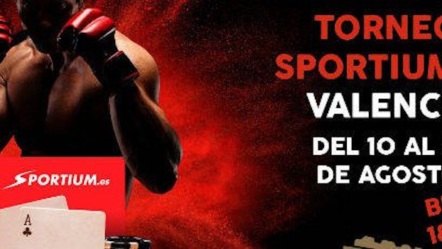 El Torneo Sportium de agosto arranca hoy en el Casino Cirsa Valencia