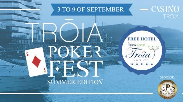 El Troia Poker Fest calienta motores con habitaciones de hotel gratis y satélites con paquetes desde 0€