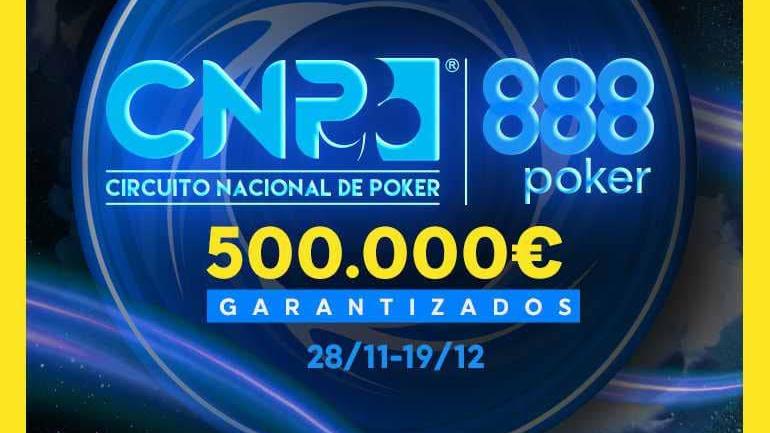 El CNP888 Online 2021 ofrece 70 torneos y 500.000 € GTD