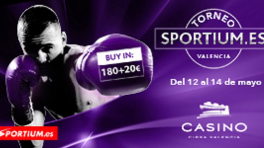 Mayo es sinónimo de Torneo Sportium en Casino Cirsa Valencia