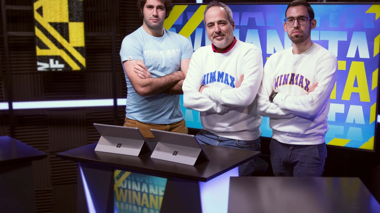 Estreno de la Winamax TV con Nazar, Andrés y Josejo