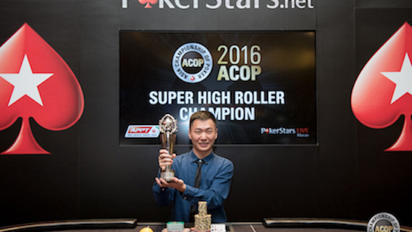 Yuan Li da la sopresa ganando el ACOP Super High Roller Yuan Li da la sopresa ganando el ACOP Super High Roller