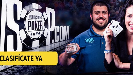 888poker.es es la única sala en la que conseguir un paquete a las WSOP con satélites online