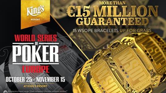 Pistoletazo de salida de las WSOP Europe 2023