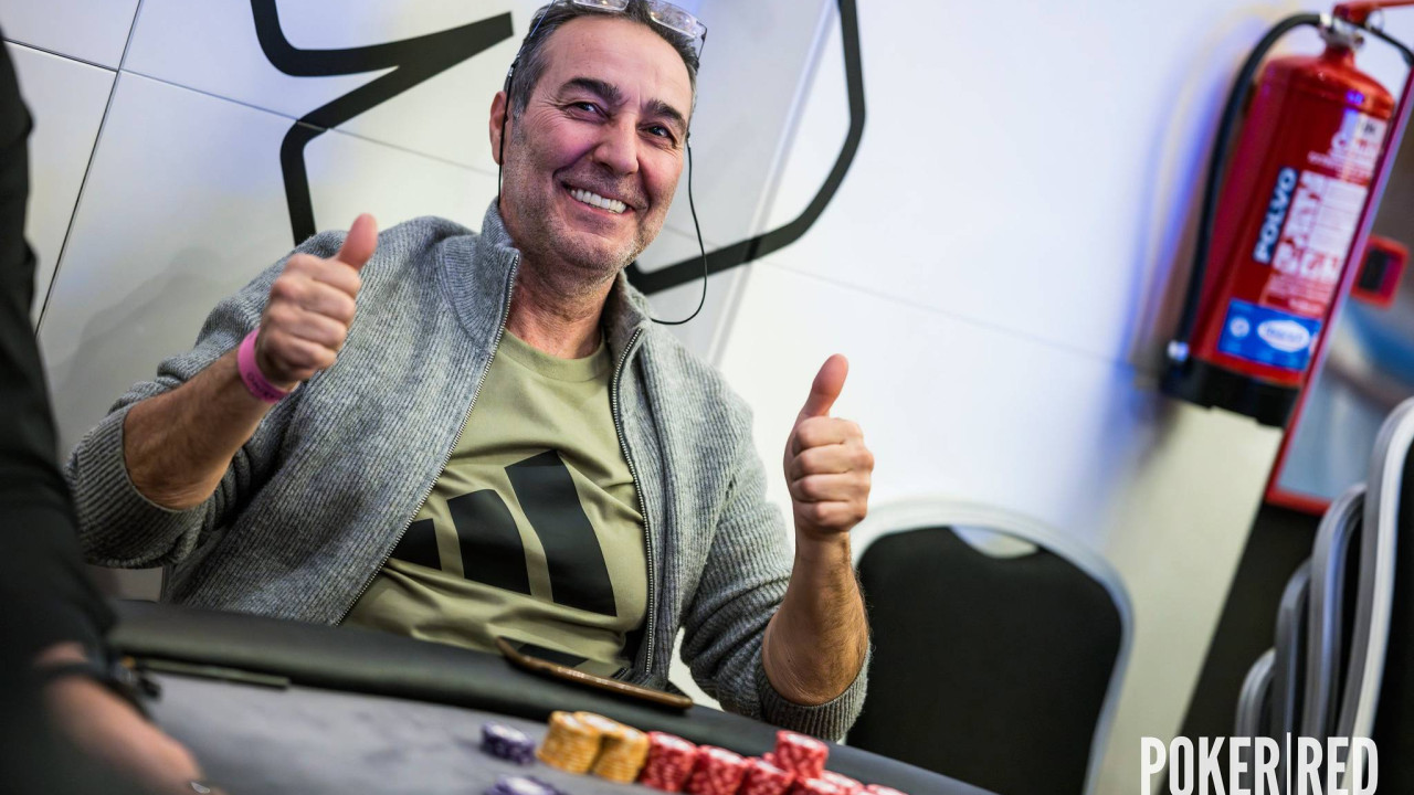 Rafael Garrido pasa al Día 2 como chipleader del segundo flight