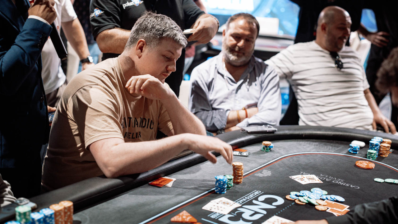 Rudi Rafaelsen lidera a los 55 supervivientes del Día 2 al último día del Main Event del CNPW Sevilla